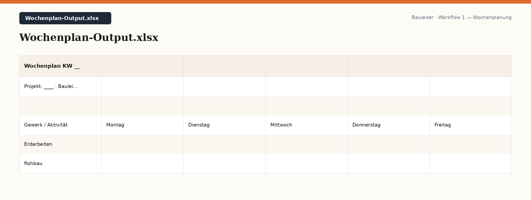 Excel-Template