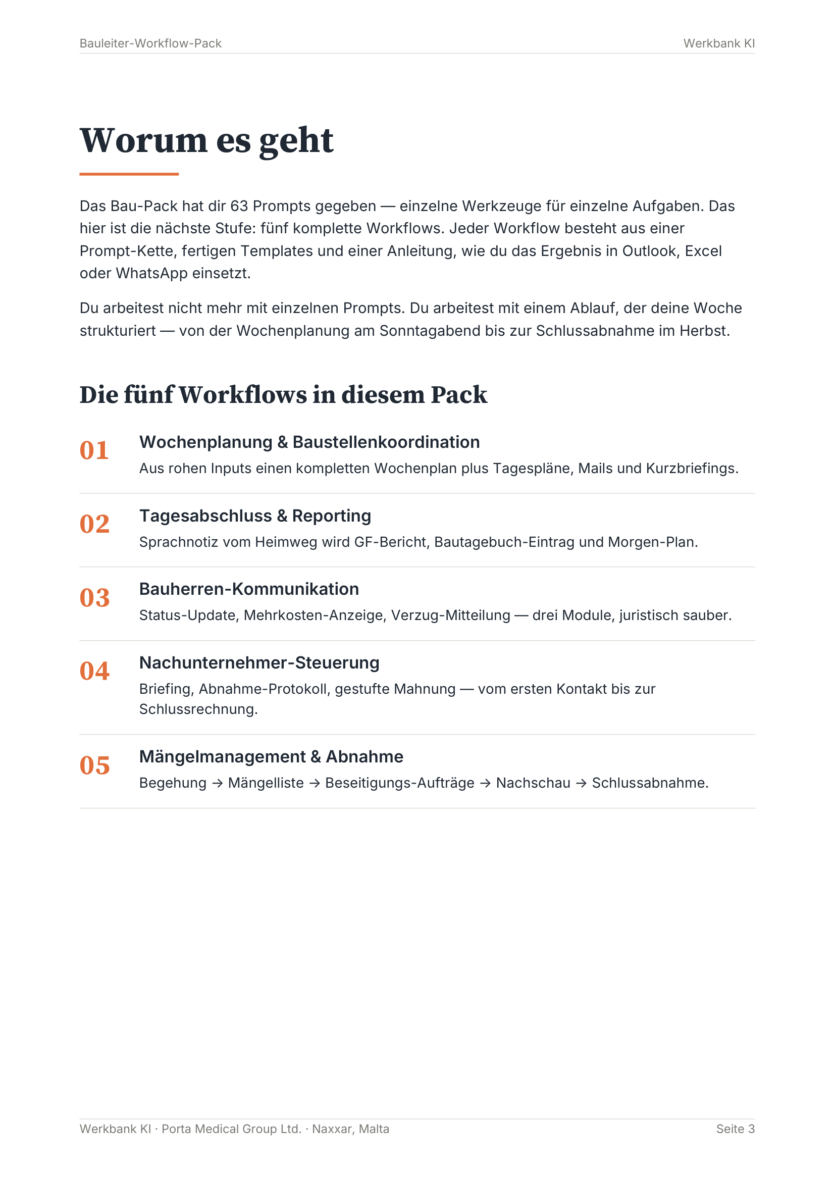 Workflow-Übersicht im PDF