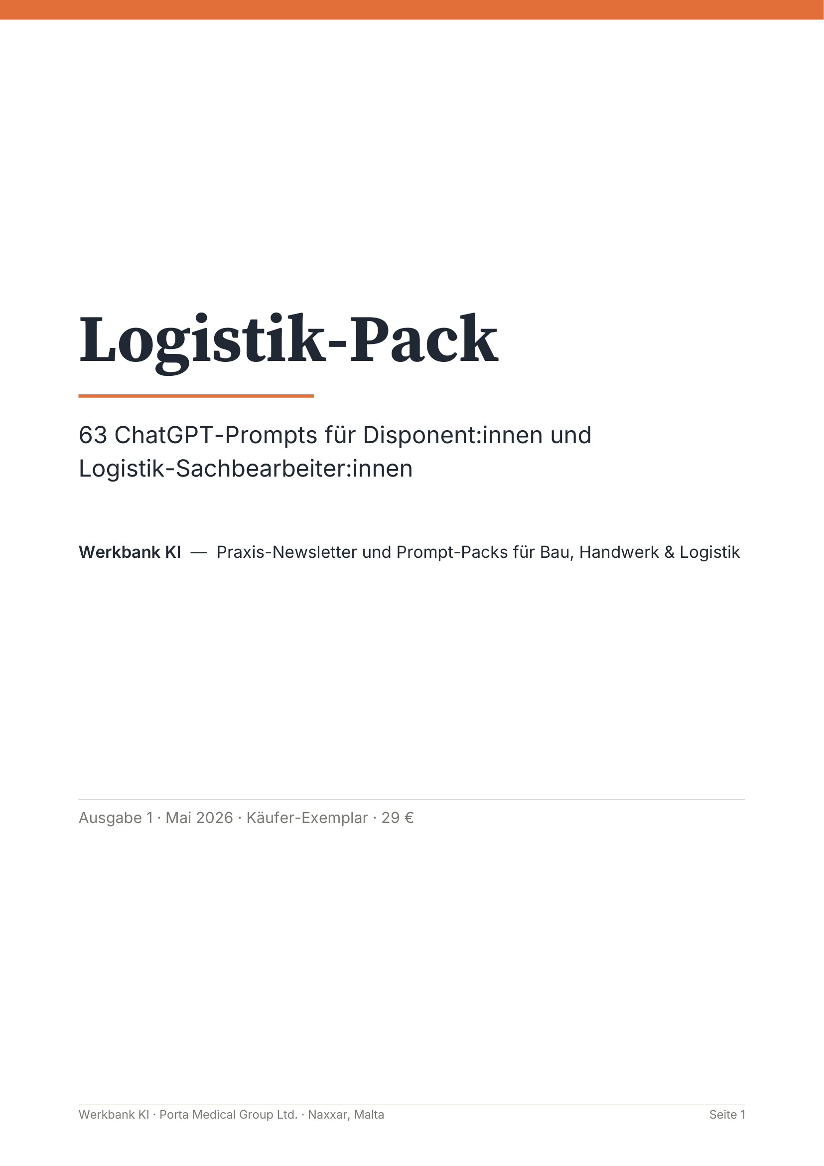 Cover des Für Disponenten-Bau-Packs