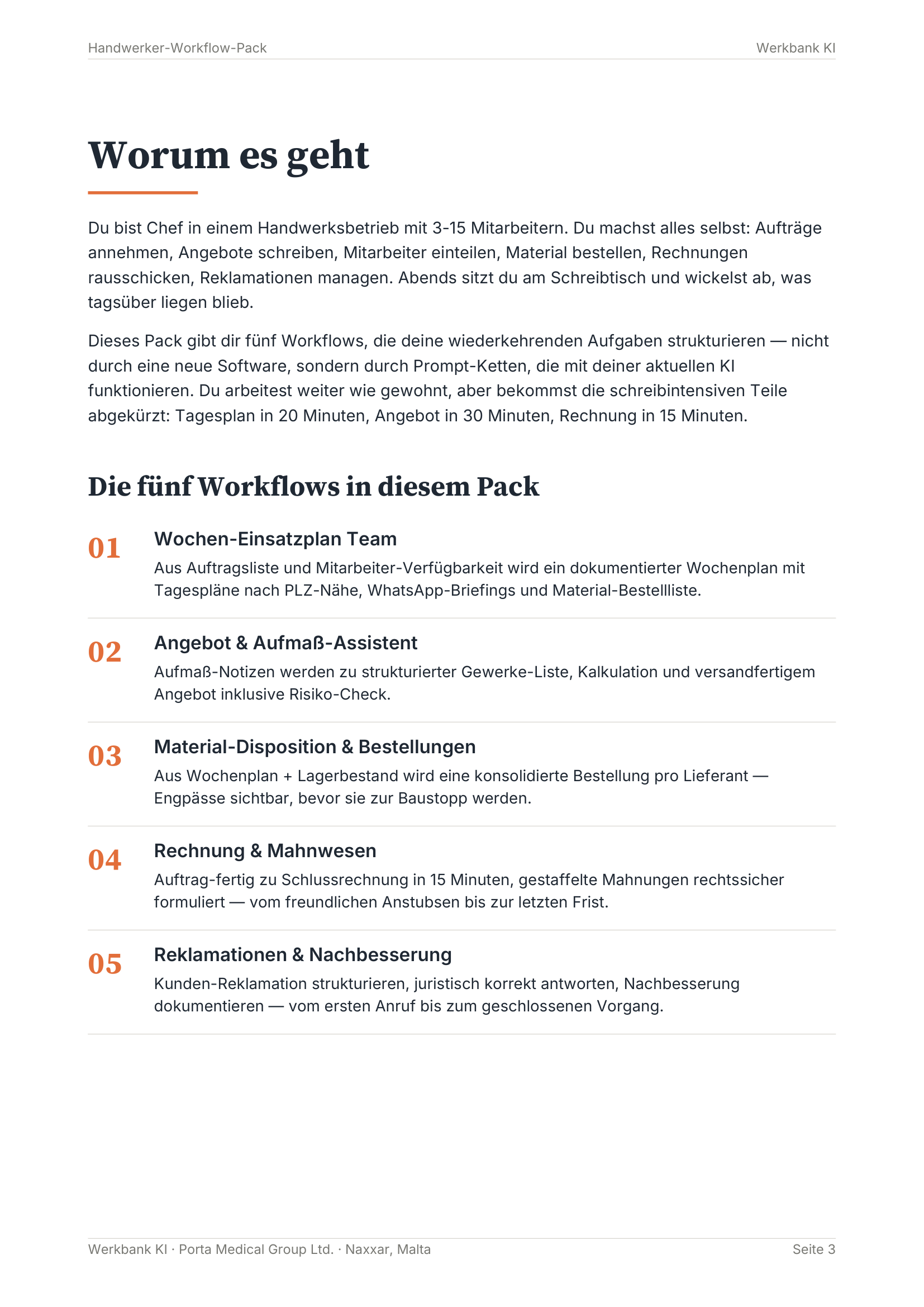 Workflow-Übersicht im PDF